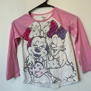Disney jumping beans girls Minnie and Daisy top.  Size 6x.​
